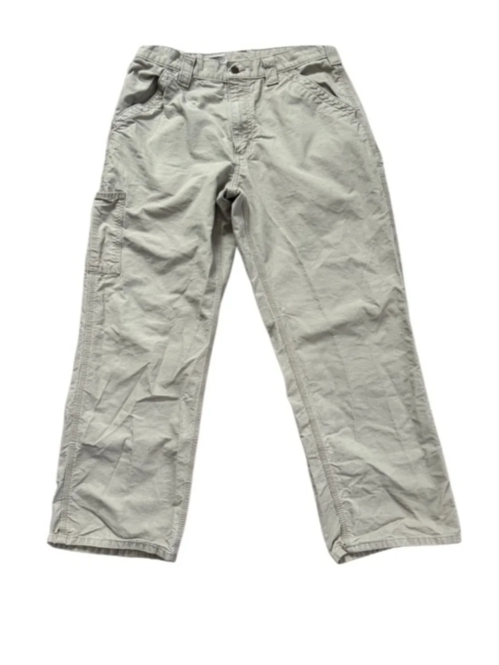 CARHARTT‎ Tan 100% Cotton Straight Leg Dungaree Fit Pants